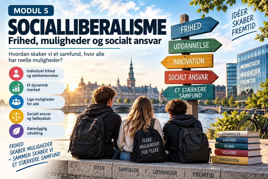 Socialliberalisme – frihed, muligheder og socialt ansvar