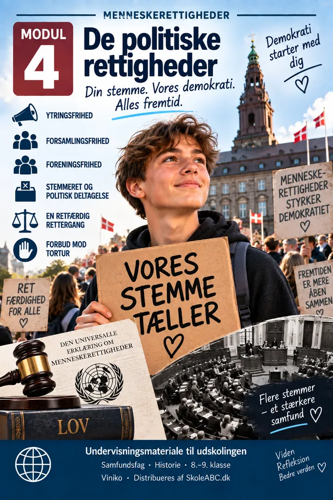 De politiske rettigheder – ytringsfrihed, demokrati og retten til at deltage