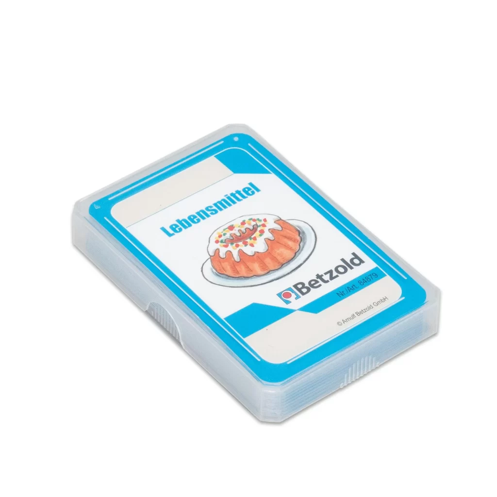 Tysk Kortspil Lebensmittel - Lær om tyske fødevarer og mad - ordforråd