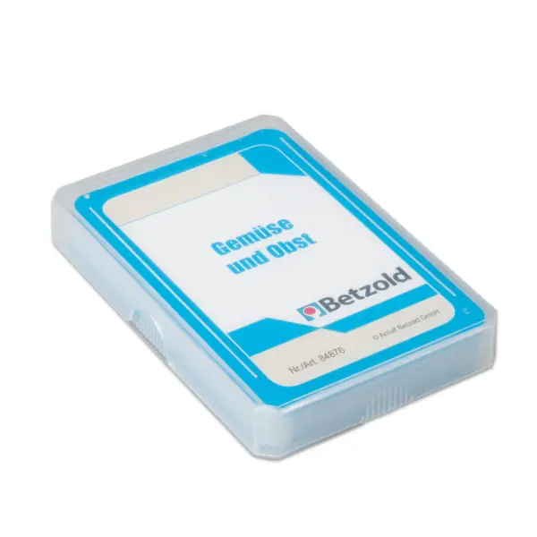 Kortspil med tyske Grøntsager og frugt