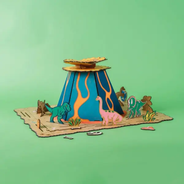 Trælegetøj Dinosaur CrateIt - byg selv