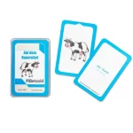 Lær tysk med kortspil til ordforråd om bondegården.