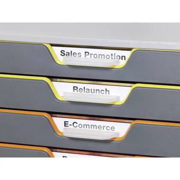 Skuffeboks med 10 skuffer. Varicolor fra Durable. Ekstrem praktisk til dit kontor og din forberedelse.