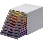 Skuffeboks med 10 skuffer. Varicolor fra Durable. Ekstrem praktisk til dit kontor og din forberedelse.