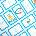 Kortspil til tysk tøj og påklædning begreber