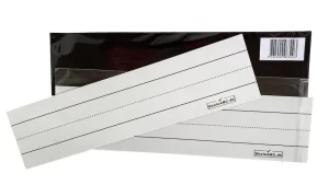 Skrivefelt whiteboard med skrivehus med magnetisk bagside - hvid