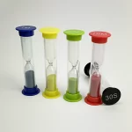 Timeglas sæt 5 styk. 5 farver