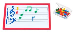 Musik Magnetisk ark med noder