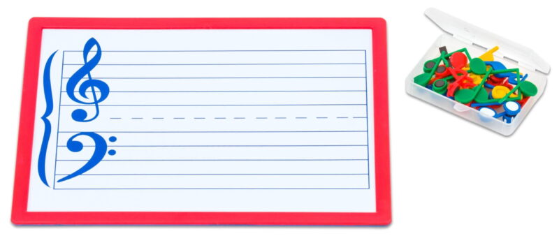 Musik Magnetisk ark med noder