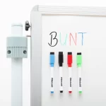 Whiteboard-Penne Sæt med Slettefilt og Magnet, 4 stk i 4 Farver