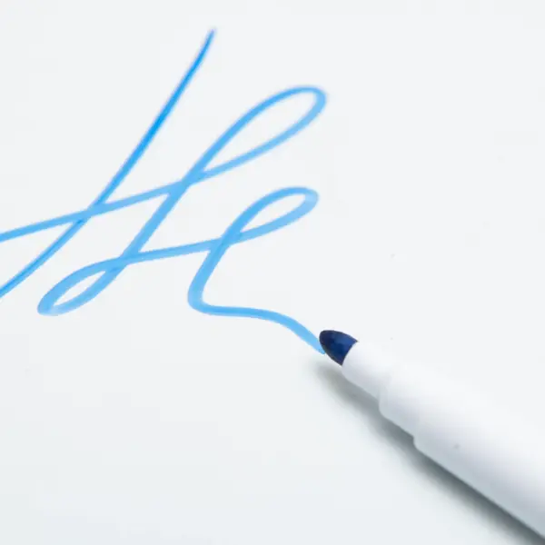 Whiteboard-Penne Sæt med Slettefilt og Magnet, 4 stk i 4 Farver