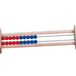 Kugleramme stående rød blå