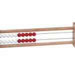 Kugleramme med 20 kugler hvid rød