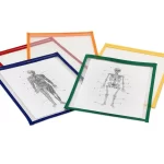 miljøvenlige læringslommer, 10 stk. 5 farver A4 format