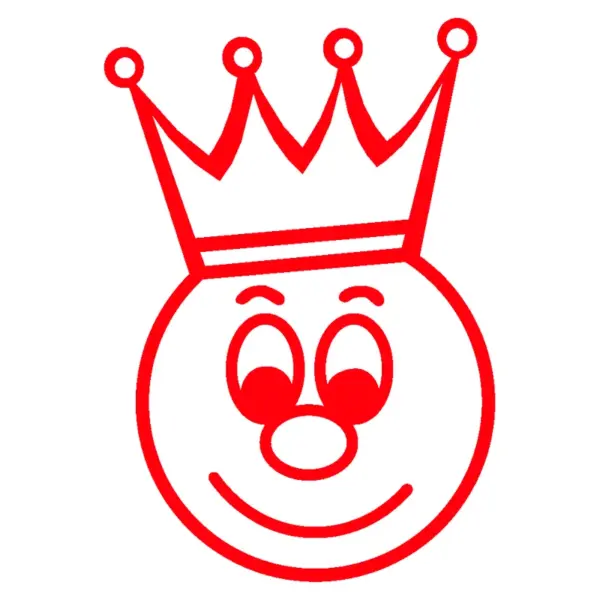 Stempel "Ansigt med Krone"