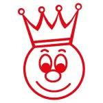 Stempel "Ansigt med Krone"