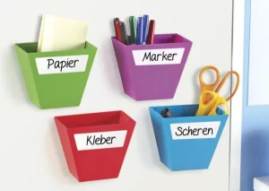 Magnetiske Opbevaringskasser, 4 stk