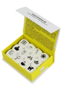 Fortællingsterninger "Fantasi", 12 stk., 20 mm i Boks