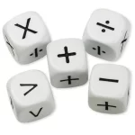 Matematik Tegn Terningsæt 5 stk