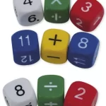 Matematik Terningesæt 10 stk., 16 mm