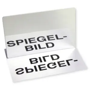 Geometri Spejlsæt- 15 x 10 cm, - 10 stk.