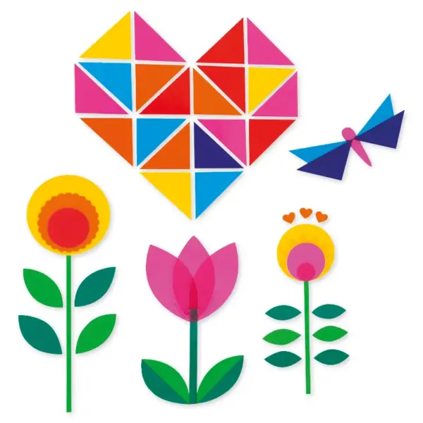 Kreativt Vinduesfolie Sæt i 10 Farver