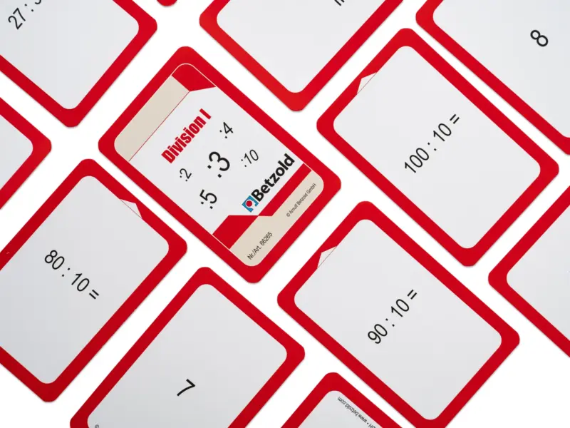 Kortspil til Matematik - Division 1