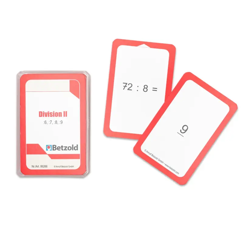 Kortspil til Matematik - Division 2: