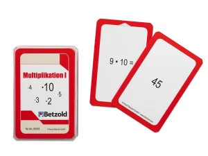 Kortspil til Matematik - Multiplikation