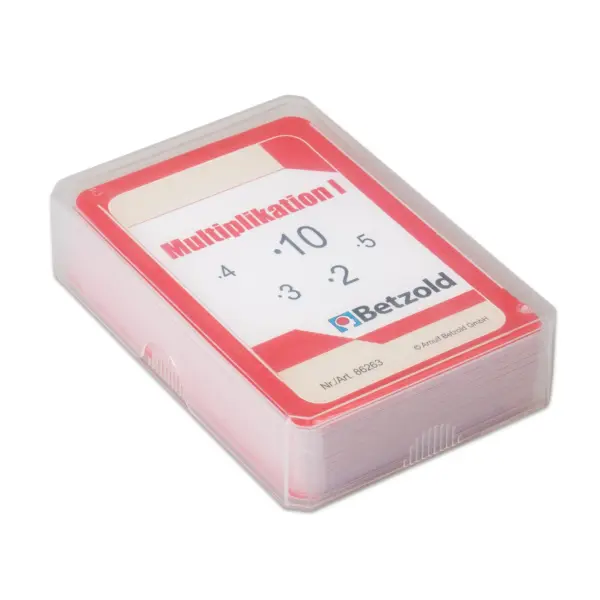 Kortspil til Matematik - Multiplikation