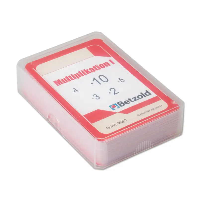 Kortspil til Matematik - Multiplikation