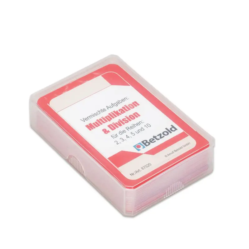 Kortspil til Matematik Multiplikation og Division