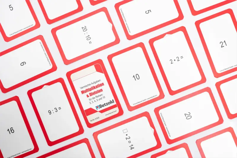 Kortspil til Matematik Multiplikation og Division