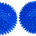 Massagebold pindsvinebold 10 cm blå