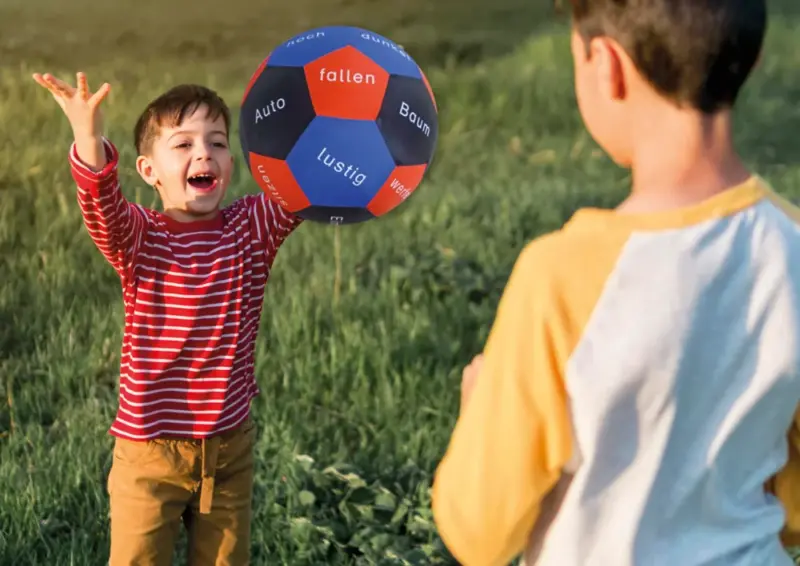Læringsbold - Tyskeordklasser - "Spil, Bevæg og Lær" 