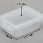 Opbevaringsboks -  200 ml