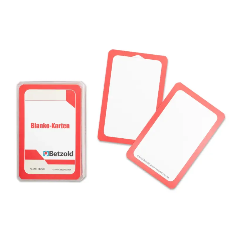 kortspil - blanke kort til alsidig læring