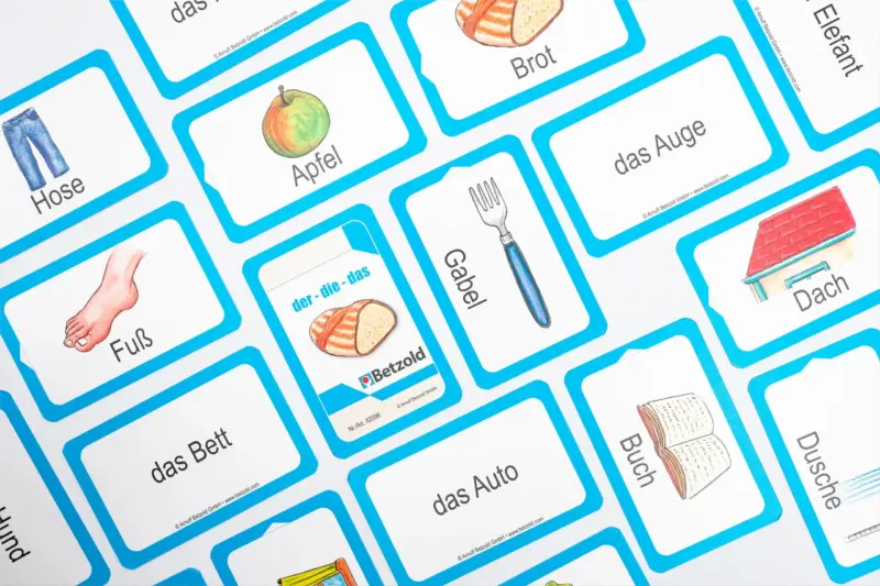 Kortspil - LærTysk - " der - die - das "