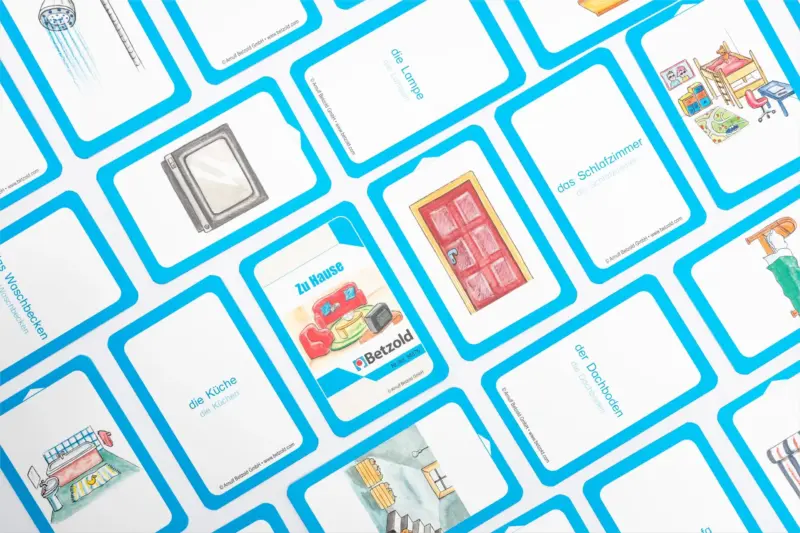 kortspil til tysk i hjemmet