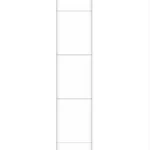 Hænge-organiseringslommer A4, 5 lommer