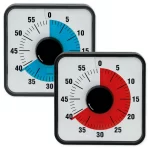 SkoleTimer Rød - 19 x 19 cm