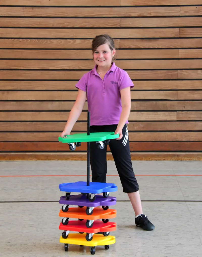 RulleBræt Børn - 6 stk. inkl. Stativ