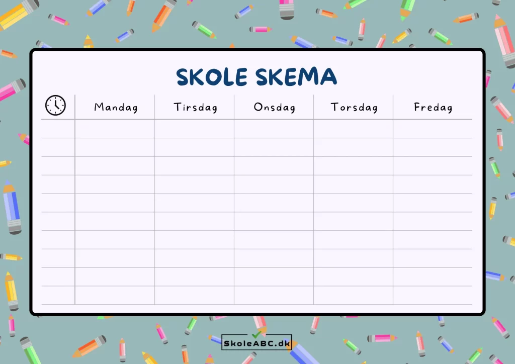 Skoleskema