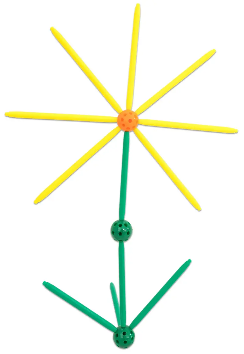 Geometrisæt til sjove og lærerige konstruktioner