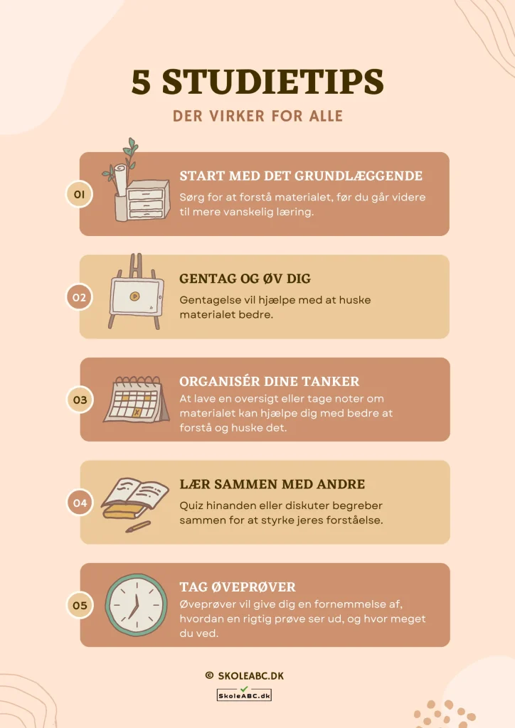 5 studietips