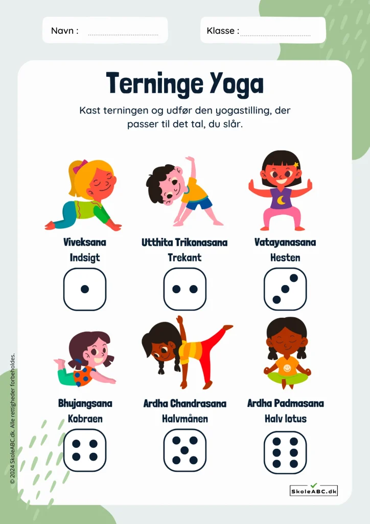 Terninge Yoga til Børn