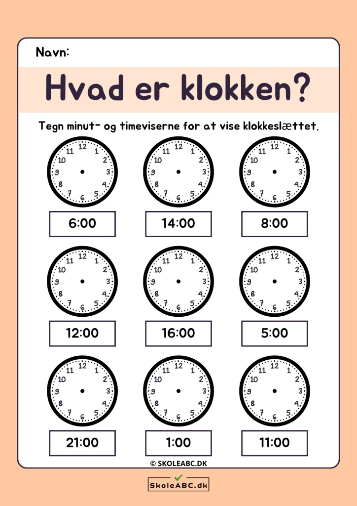 Hvad er klokken?