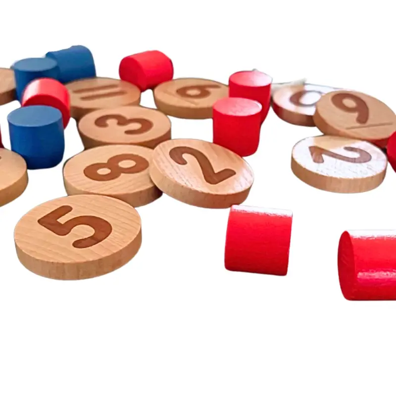 Brikker til 10 tal træner Matematik spil