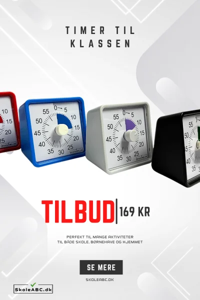 Time timer til klassen reklame