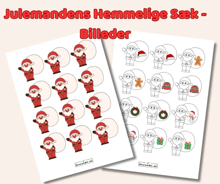 Julemandens Hemmelige Sæk – Vendespil med Billeder